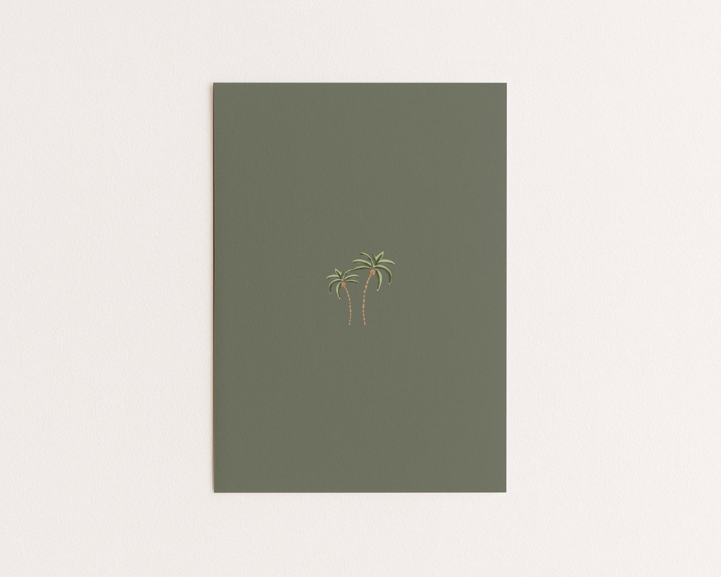 Whimsical Coastal Wedding Invitation Suite | Hand Drawn Palm Tree Design | Canva Template