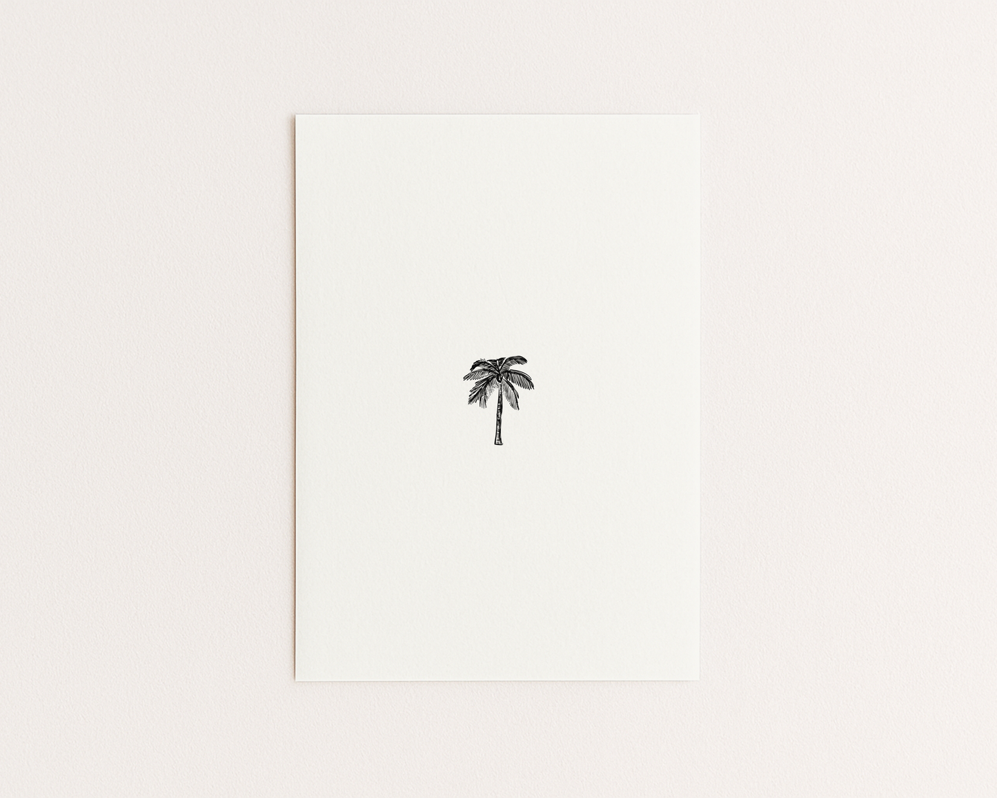 Coastal Wedding Invitation Suite | Hand Drawn Palm Tree Design | Canva Template