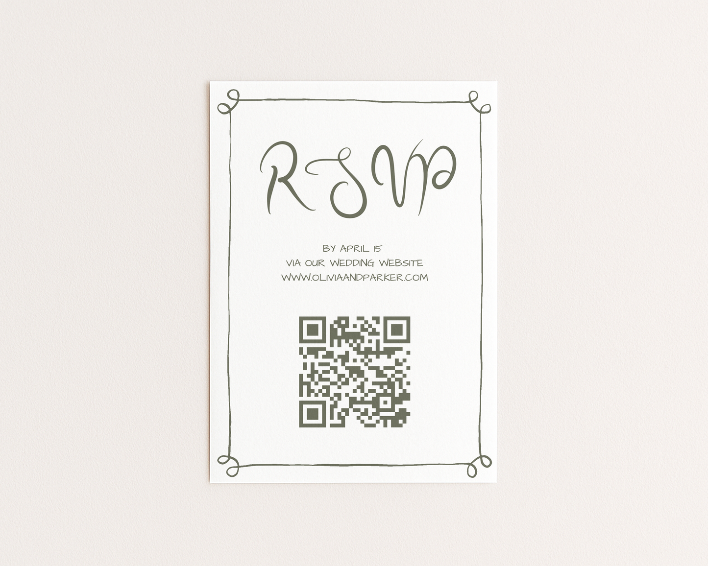 Whimsical Coastal Wedding Invitation Suite | Hand Drawn Palm Tree Design | Canva Template