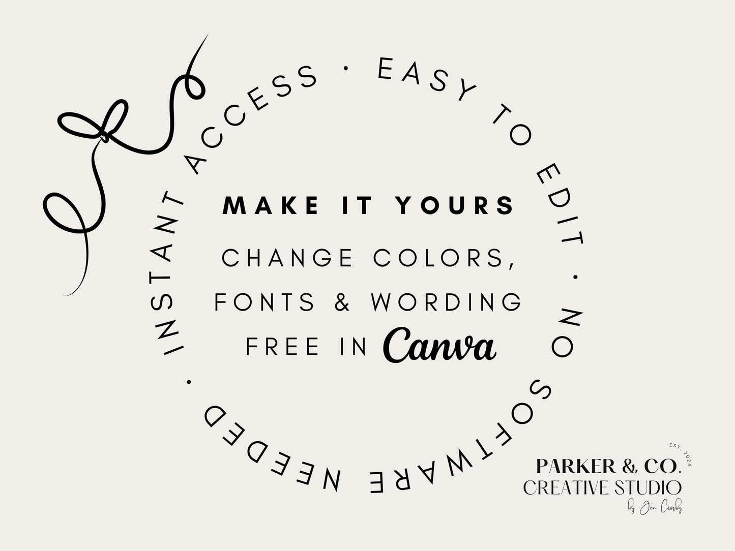 Las Vegas Bachelor & Bachelorette Invitation | Weekend Itinerary Details Card | Canva Template
